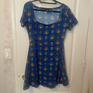 Cakeworthy guardian’s of the galaxy skater Dress NWT size large